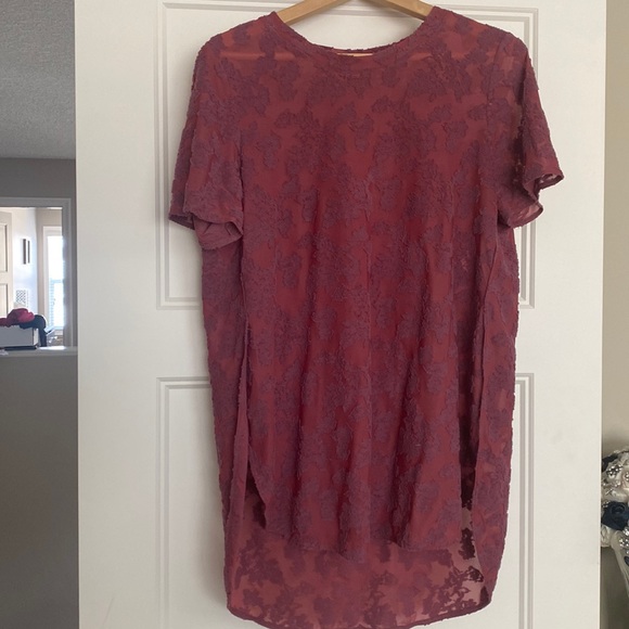 Sheer floral Wilfred tee - Picture 1 of 3